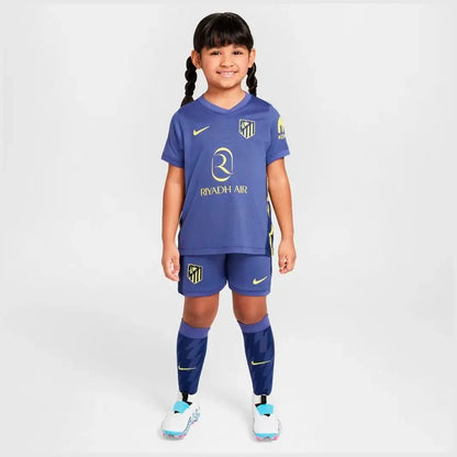 Kinder-Set Atlético Madrid Auswärtstrikot 25/26