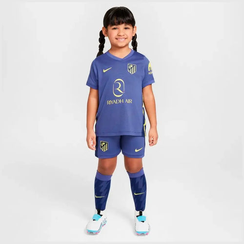 Kinder-Set Atlético Madrid Auswärtstrikot 25/26