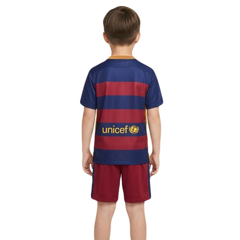 Kinder-Set Barcelona Heimtrikot 15/16 (Retro)