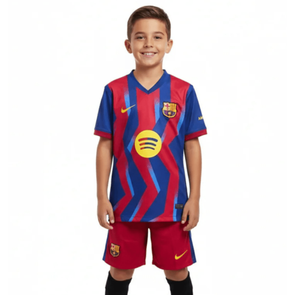 Kinder-Set Barcelona IV 25/26 Trikot und Shorts