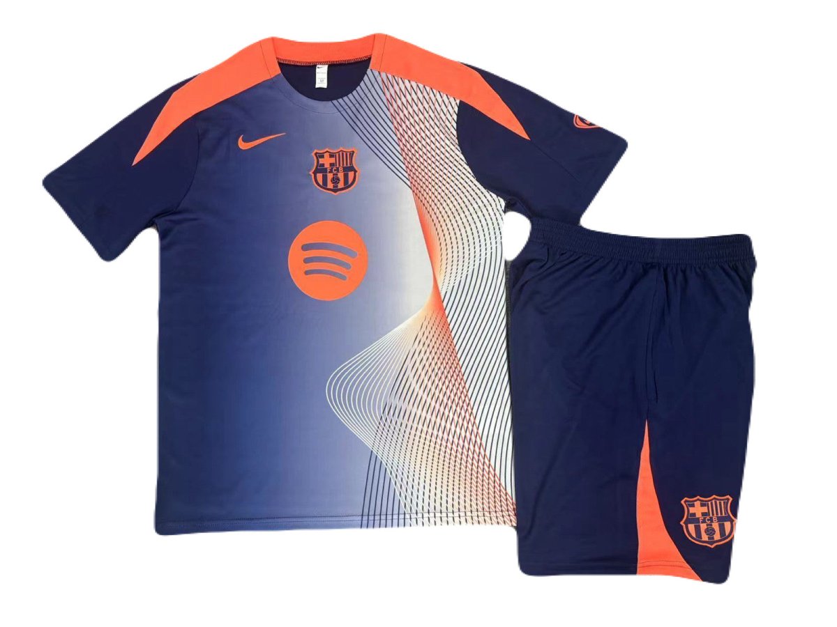 Kinder-Set Barcelona Pre-Match 25/26 Trikot Und Shorts