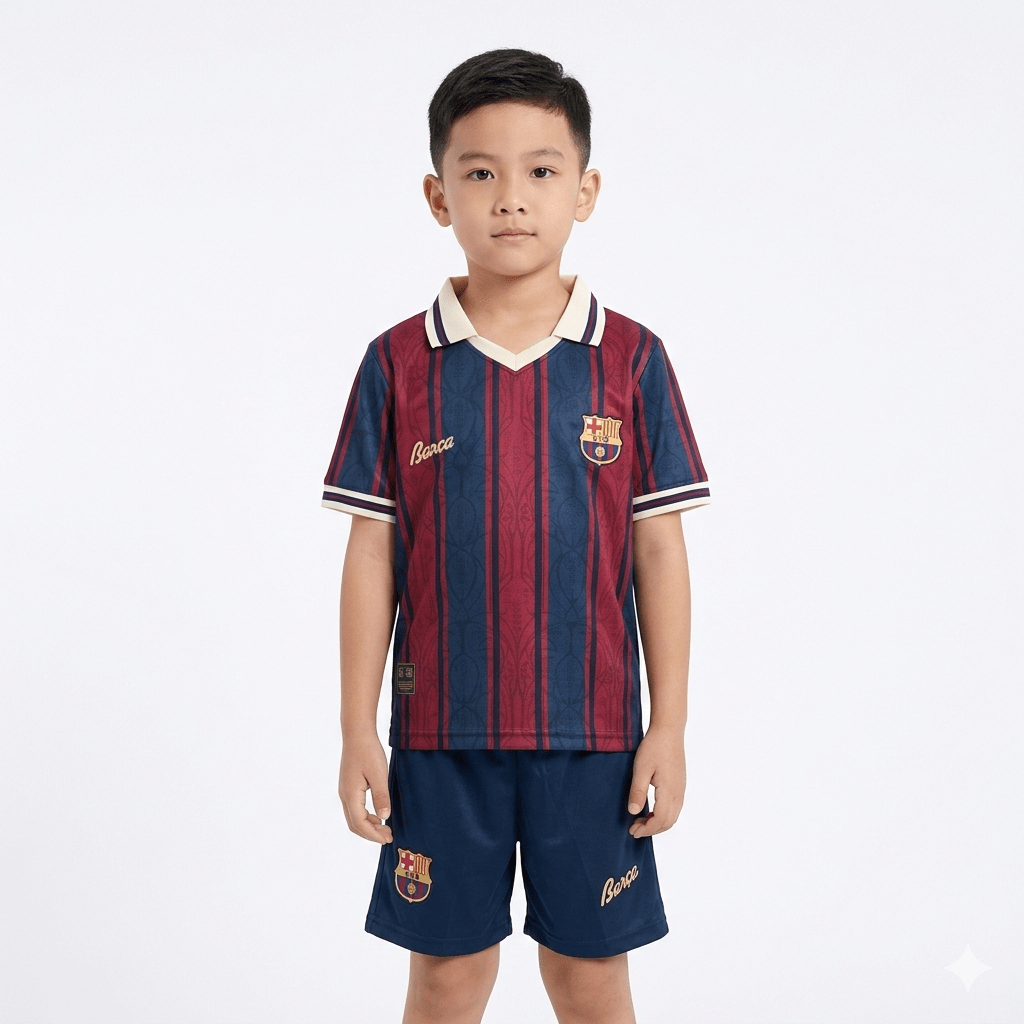 Kinder-Set Barcelona Sonderedition 25/26 Trikot und Shorts