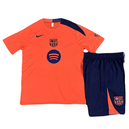 Kinder-Set Barcelona Training 25/26 Trikot Und Shorts
