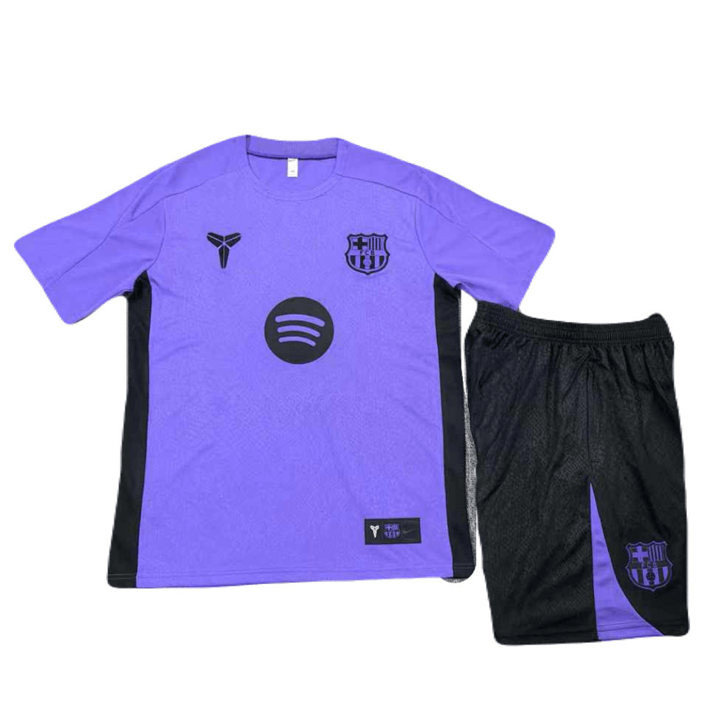 Kinder-Set Barcelona x Kobe Bryant Training 25/26 Trikot Und Shorts