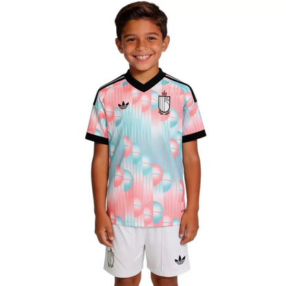 Kinder-Set Belgien Auswärtstrikot 26/27 Trikot und Shorts