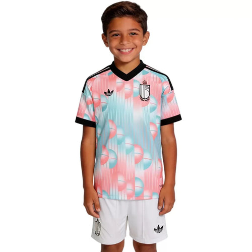 Kinder-Set Belgien Auswärtstrikot 26/27 Trikot und Shorts