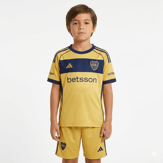 Kinder-Set Boca Juniors Auswärtstrikot 25/26