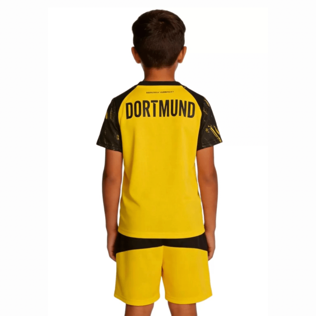 Kinder-Set Borussia Dortmund Heimtrikot 25/26 Trikot und Shorts