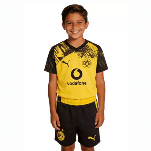 Kinder-Set Borussia Dortmund Heimtrikot 25/26 Trikot und Shorts
