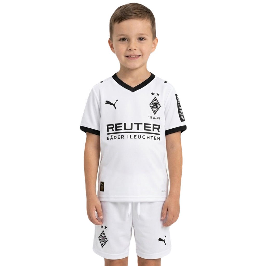 Kinder-Set Borussia Mönchengladbach Heimtrikot 25/26 Trikot und Shorts