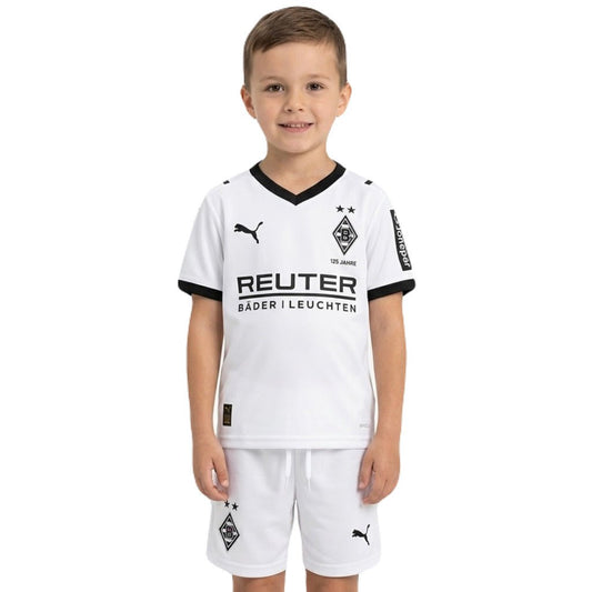 Kinder-Set Borussia Mönchengladbach Heimtrikot 25/26 Trikot und Shorts