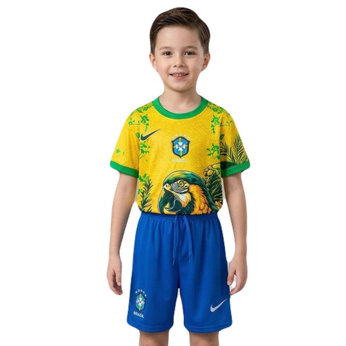 Kinder-Set Brasilien Limitierte Edition 26/27 Trikot und Shorts