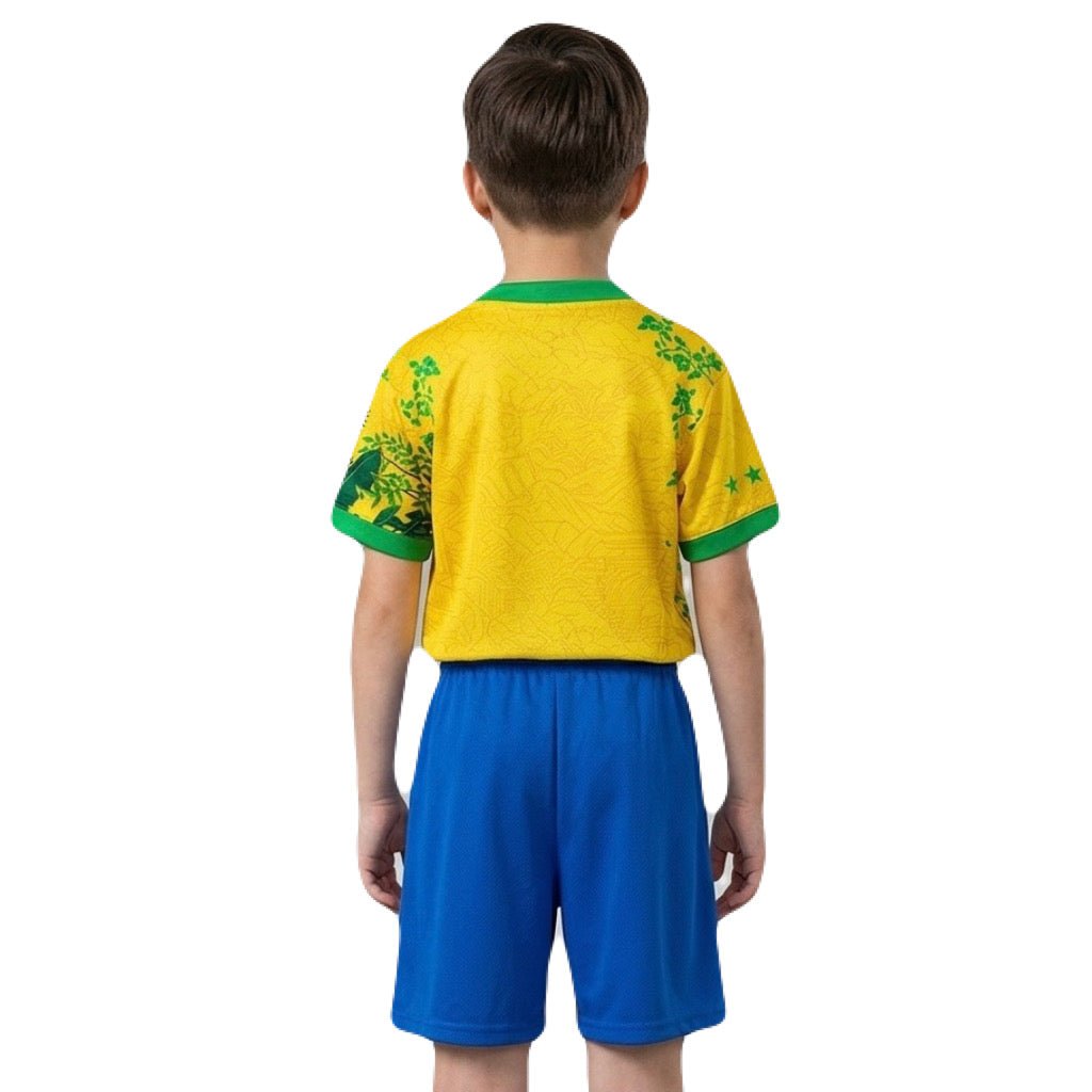 Kinder-Set Brasilien Limitierte Edition 26/27 Trikot und Shorts