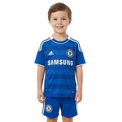 Kinder-Set Chelsea Heimtrikot 12/13 Blau (Retro)