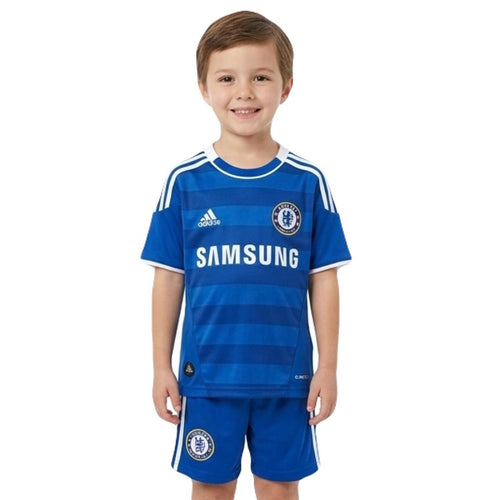 Kinder-Set Chelsea Heimtrikot 12/13 Blau (Retro)