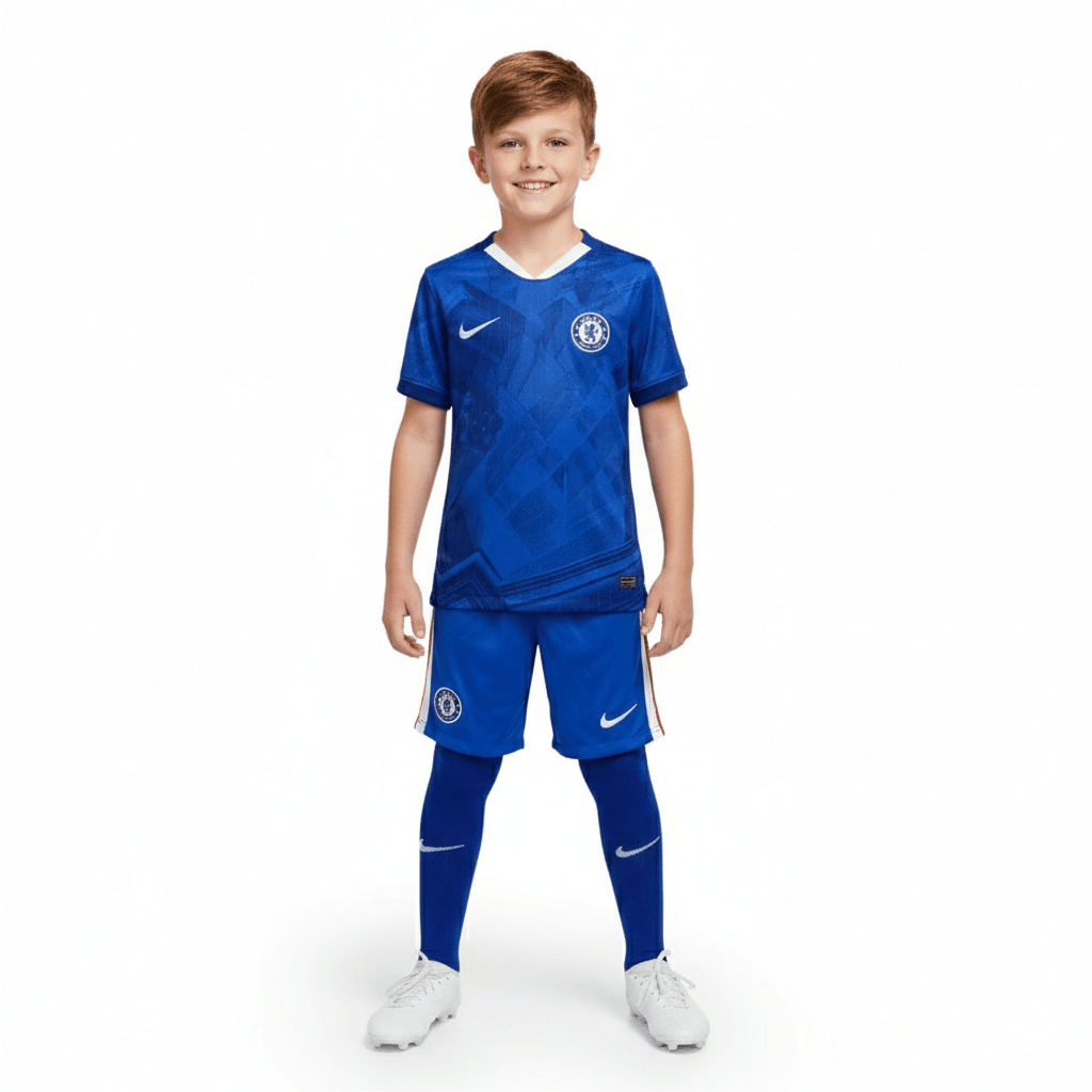 Kinder-Set Chelsea Heimtrikot 25/26 Blau