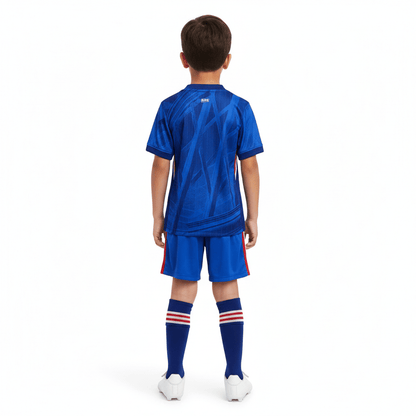 Kinder-Set Chelsea Heimtrikot 25/26 Blau