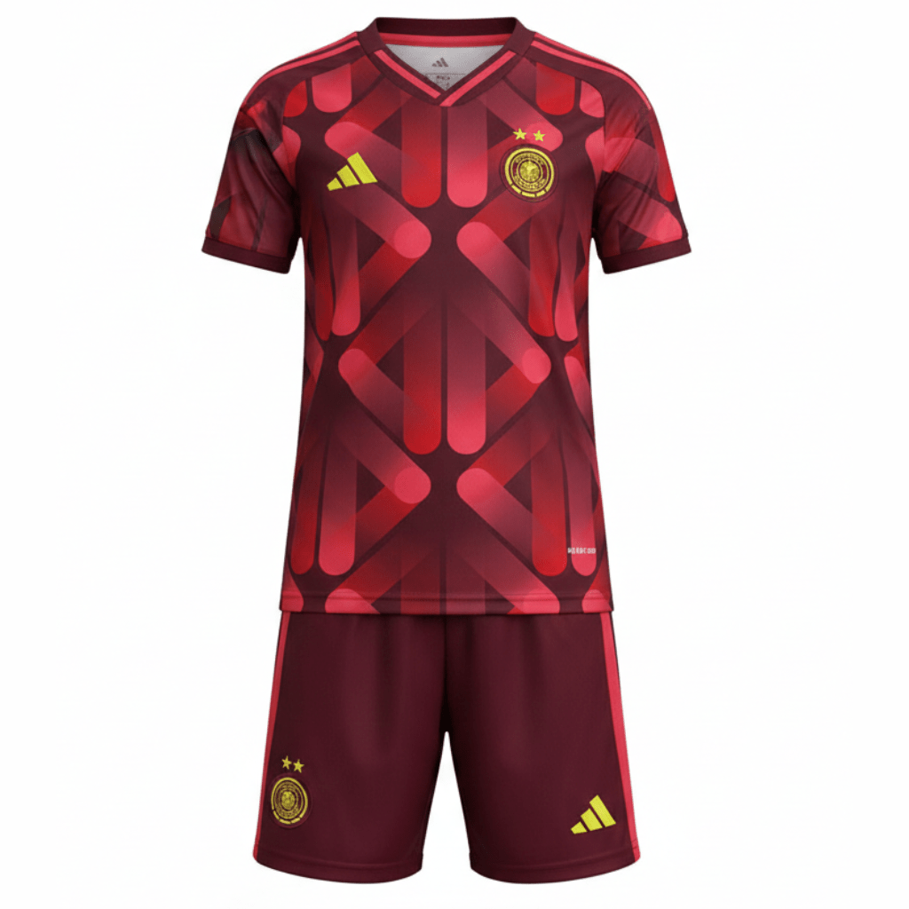 Kinder-Set Deutschland Auswärtstrikot 25/26 Trikot Und Shorts Rot