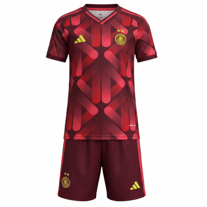 Kinder-Set Deutschland Auswärtstrikot 25/26 Trikot Und Shorts Rot