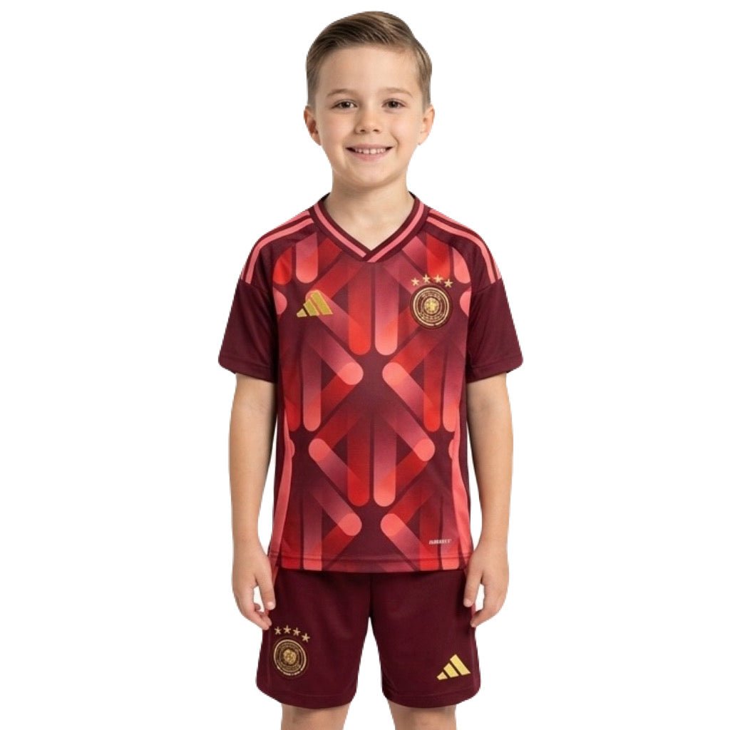 Kinder-Set Deutschland Auswärtstrikot 25/26 Trikot Und Shorts Rot