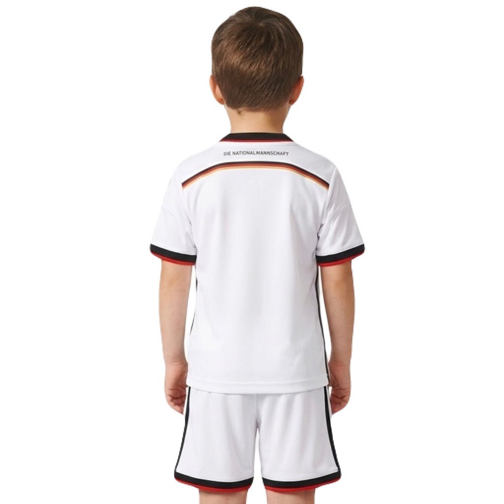 Kinder-Set Deutschland Heimtrikot 1204/15 Trikot und Shorts (Retro)
