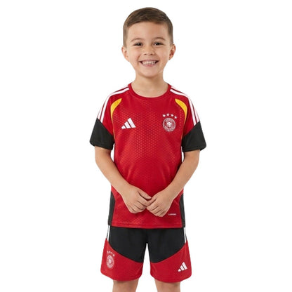 Kinder-Set Deutschland Training 26/27 Trikot Und Shorts Rot