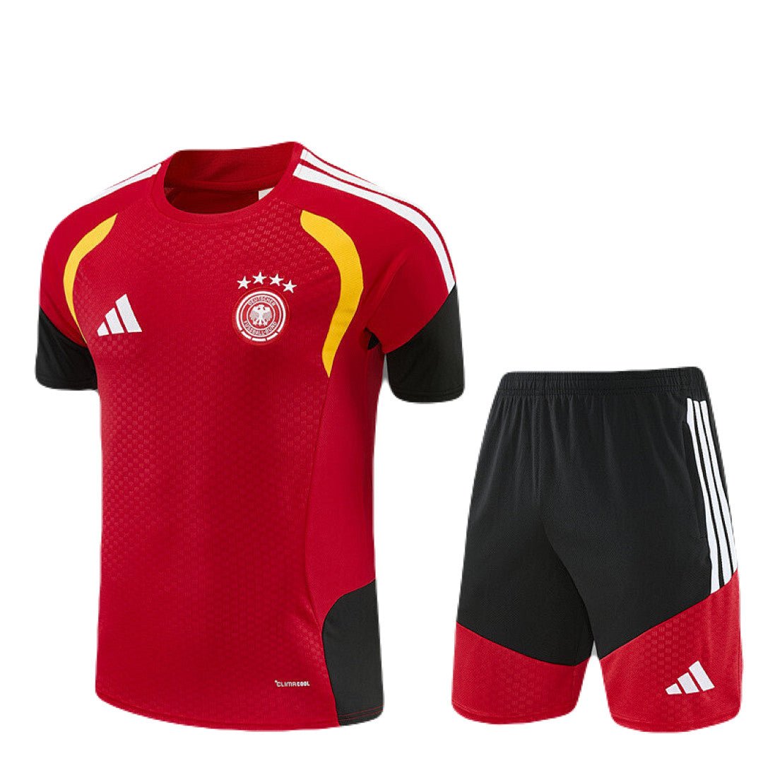 Kinder-Set Deutschland Training 26/27 Trikot Und Shorts Rot