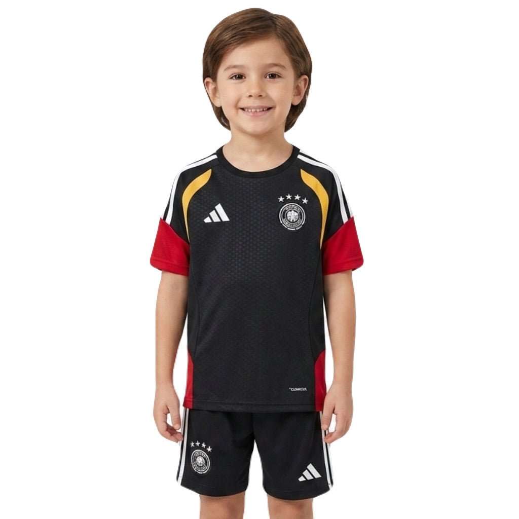 Kinder-Set Deutschland Training 26/27 Trikot Und Shorts Schwarz