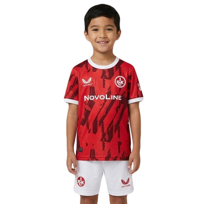 Kinder-Set FC Kaiserslautern Heimtrikot 25/26 Trikot und Shorts
