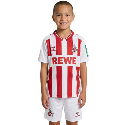 Kinder-Set FC Köln Heimtrikot 25/26 Trikot und Shorts