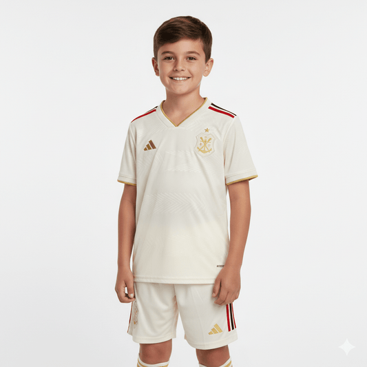 Kinder-Set Flamengo Ausweichtrikot 25/26
