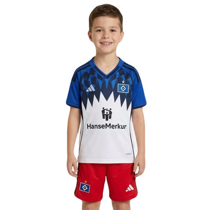 Kinder-Set Hamburger SV Heimtrikot 25/26 Trikot und Shorts