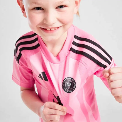 Kinder-Set Inter Miami Heimtrikot 25/26 Rosa