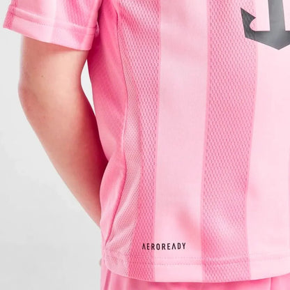 Kinder-Set Inter Miami Heimtrikot 25/26 Rosa