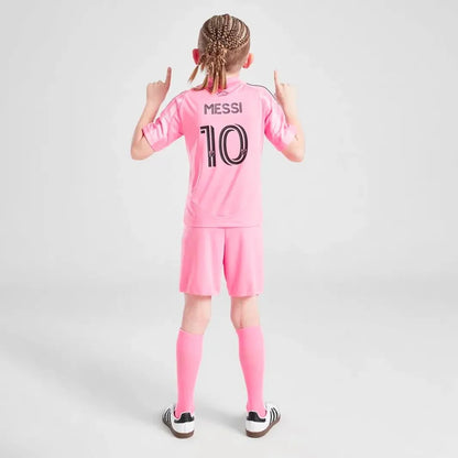 Kinder-Set Inter Miami Heimtrikot 25/26 Rosa
