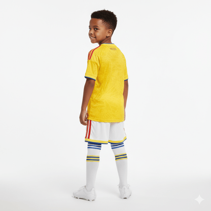 Kinder-Set Kolumbien Heimtrikot 26/27 Trikot und Shorts