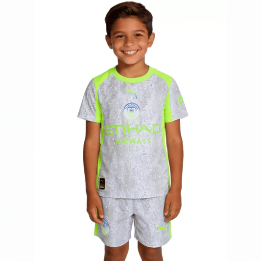 Kinder-Set Manchester City Auswärtstrikot 25/26