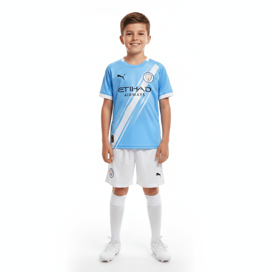 Kinder-Set Manchester City Heimtrikot 25/26