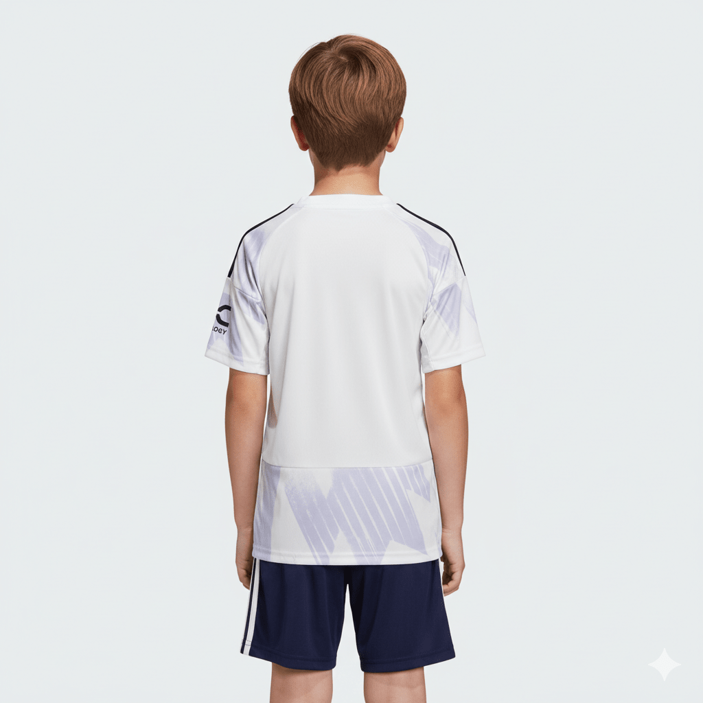 Kinder-Set Manchester United Auswärtsset 25/26 Trikot und Shorts