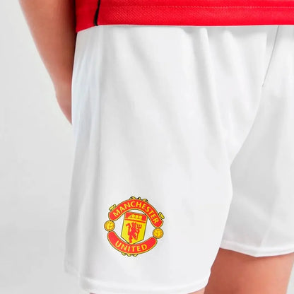 Kinder-Set Manchester United Heimtrikot 25/26 Trikot und Shorts
