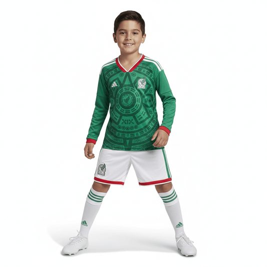 Kinder-Set Mexiko Heimtrikot 26/27 Trikot und Shorts