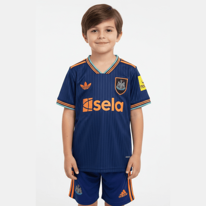 Kinder-Set Newcastle Ausweichtrikot 25/26 Trikot und Shorts