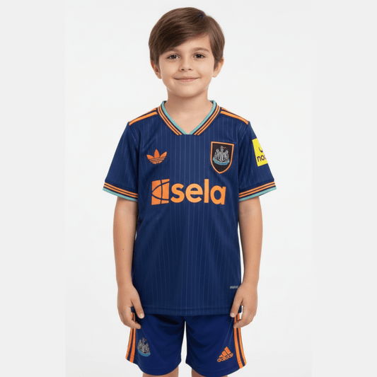 Kinder-Set Newcastle Ausweichtrikot 25/26 Trikot und Shorts