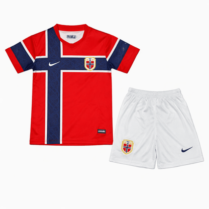 Kinder-Set Norwegen Heimtrikot 2026/27 Trikot und Shorts