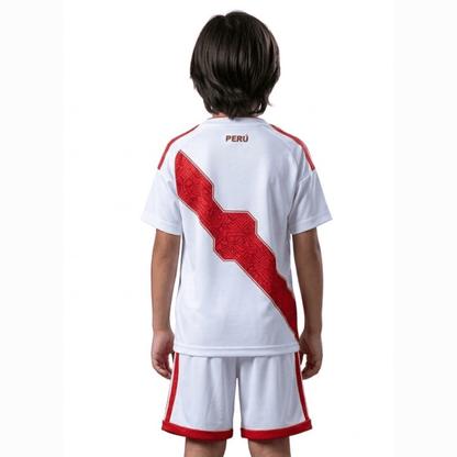 Kinder-Set Perú Heimtrikot 26/27 Trikot und Shorts