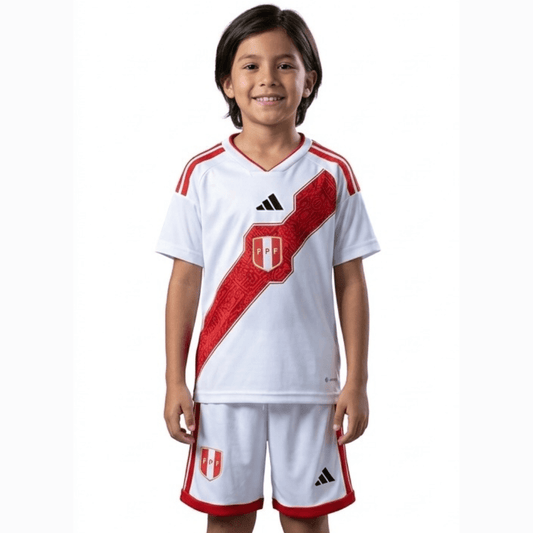 Kinder-Set Perú Heimtrikot 26/27 Trikot und Shorts