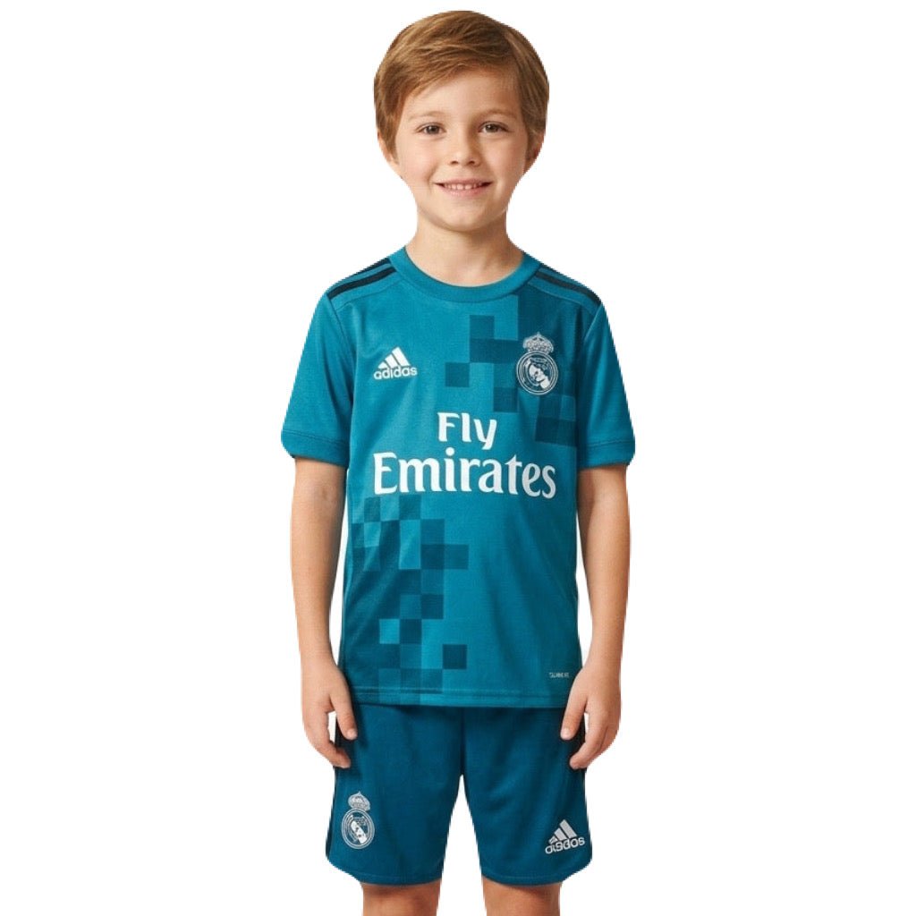 Kinder-Set Real Madrid Drittetrikot 17/18 (Retro)