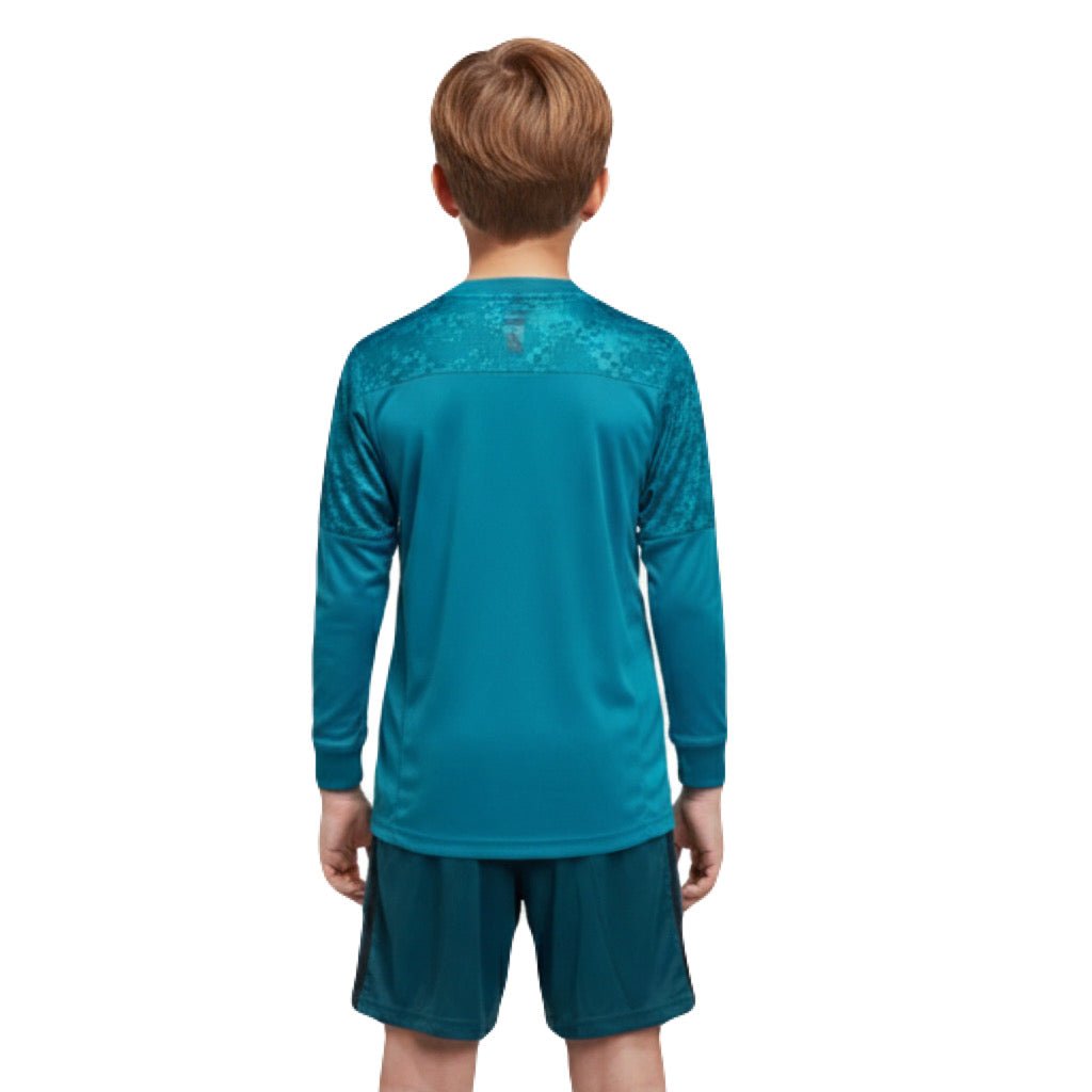 Kinder-Set Real Madrid Drittetrikot Langarm 17/18 (Retro)