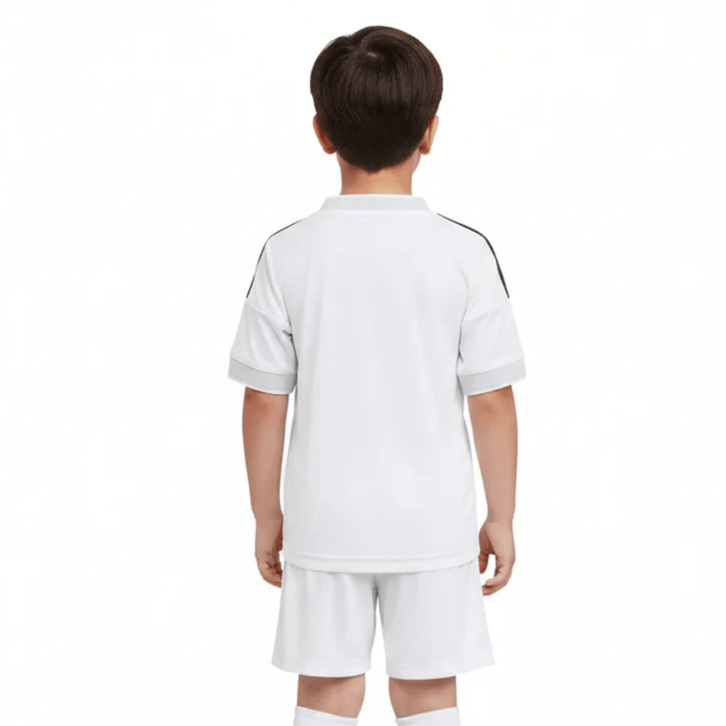 Kinder-Set Real Madrid Heimtrikot 25/26 Weiß