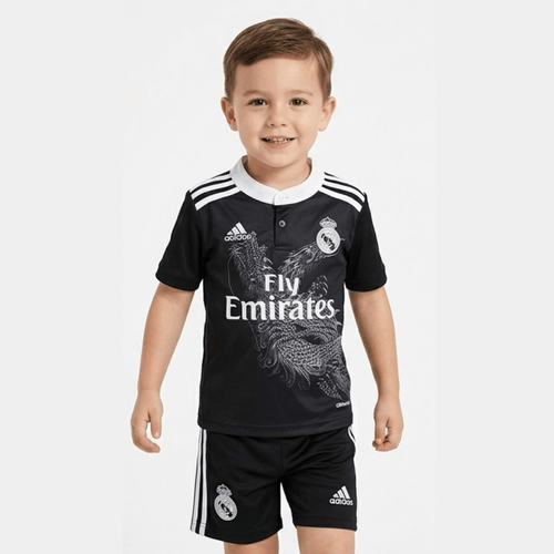 Kinder-Set Real Madrid III 14/15 Schwarz (Retro)